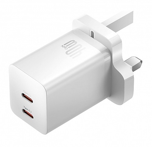 Baseus Charger Wall 40W USB-Cx2 UK MINI GaN5 - Image 6