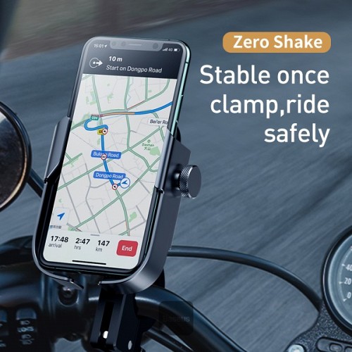 Baseus VA Motorcycle/Bicycle/Scooter Phone Holder ARMOR - Image 2