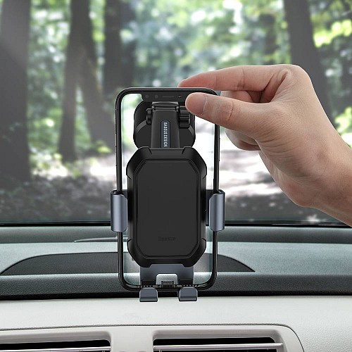 Baseus Tank Gravity Car Mount Holder with Suction Base - Image 3