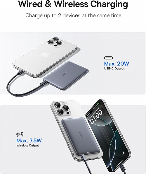 Baseus Powerbank Wireless 20W 5000mAh PicoGo AM41 - Image 5