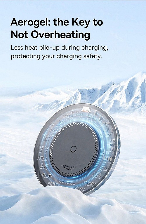 Baseus Wireless Charger 15W SIMPLE 2 Black - Image 3