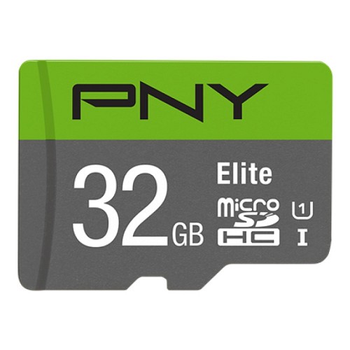 PNY Flash Memory MicroSD Card Elite with SD Adapter 32GB Class 10 UHS-I U1 - Image 2