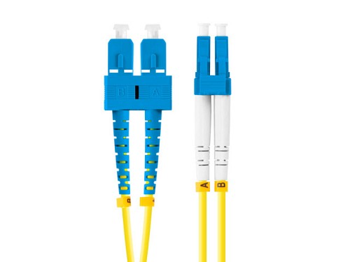 Lanberg Fiber Patch Cord SC/UPC-LC/UPC SM 9/125 Duplex LSZH 2.0m - Image 2