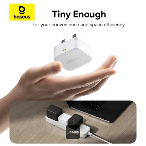 Baseus Charger Wall 20W USB-C PALM Series UK - Image 4