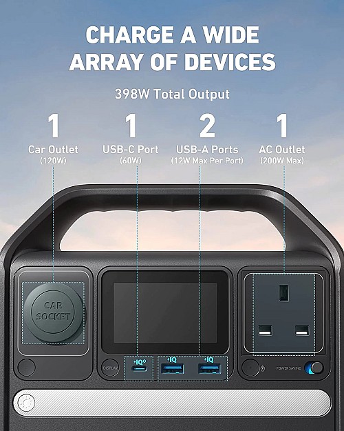Anker SOLIX Powerhouse 521 Portable Power Station 256WH UK - Image 4