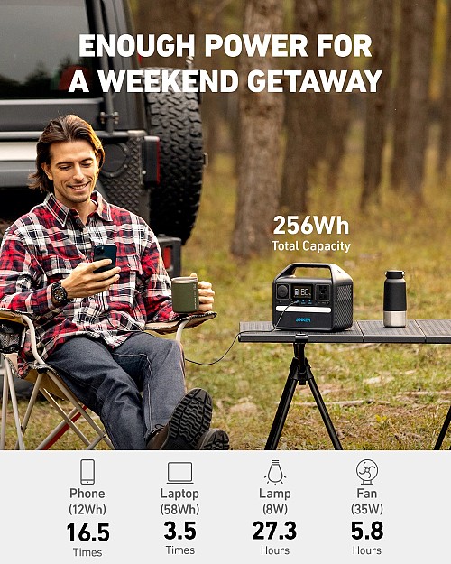Anker SOLIX Powerhouse 521 Portable Power Station 256WH UK - Image 5