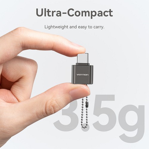 Vention CLMH0 Metal USB-C Card Reader for Micro SD Cards - Image 10