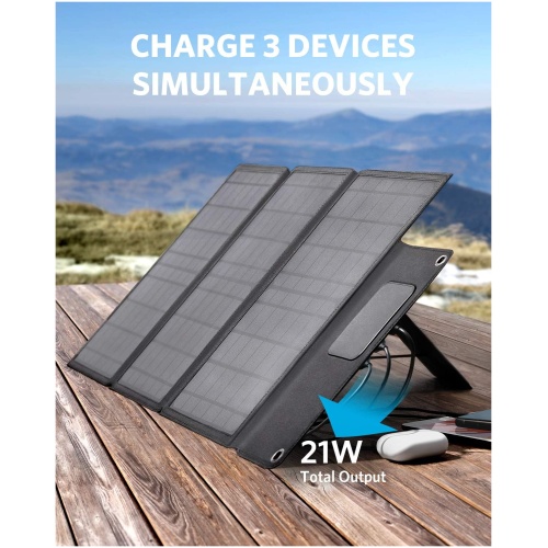 Anker Portable & Foldable Solar Panel 24W 3x USB-A Ports to Directly Charge Your Devices - Image 5