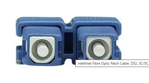 Intellinet Fibre Optic Patch Cable, OS2, SC/SC, 1m, Yellow, Duplex, Single-Mode, 9/125 µm, LSZH, Fiber, Lifetime Warranty, Polybag - Patch cable - SC single-mode (M) to SC single-mode (M) - 1 m - fibre optic - duplex - 9 / 125 micron - OS2 - halogen-free - Image 3
