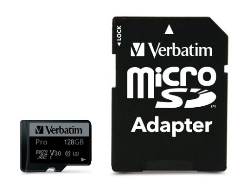 Verbatim Micro SD Card+Adapter Class10 U3 128GB - Image 3