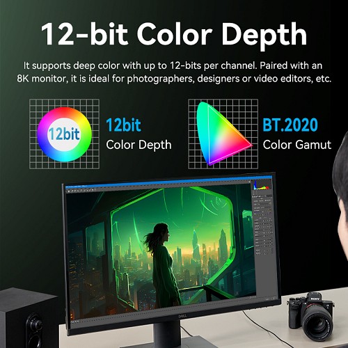 Vention HDMI Cable 2.1 8K60Hz Braided Ultra Thin 3.0m ALOGI - Image 11