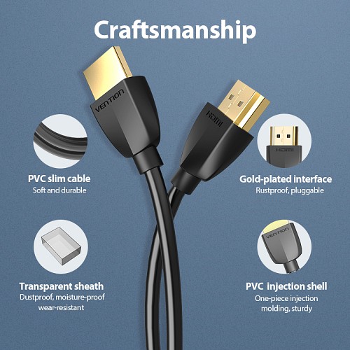 Vention HDMI Cable Ultra Thin 3.0m AAIBI - Image 8